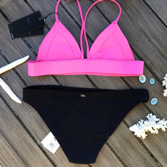 🌴🔆HURLEY- RIP CURL- BRALETTE PREMIUM BIKINI SET - Picture 12 of 12